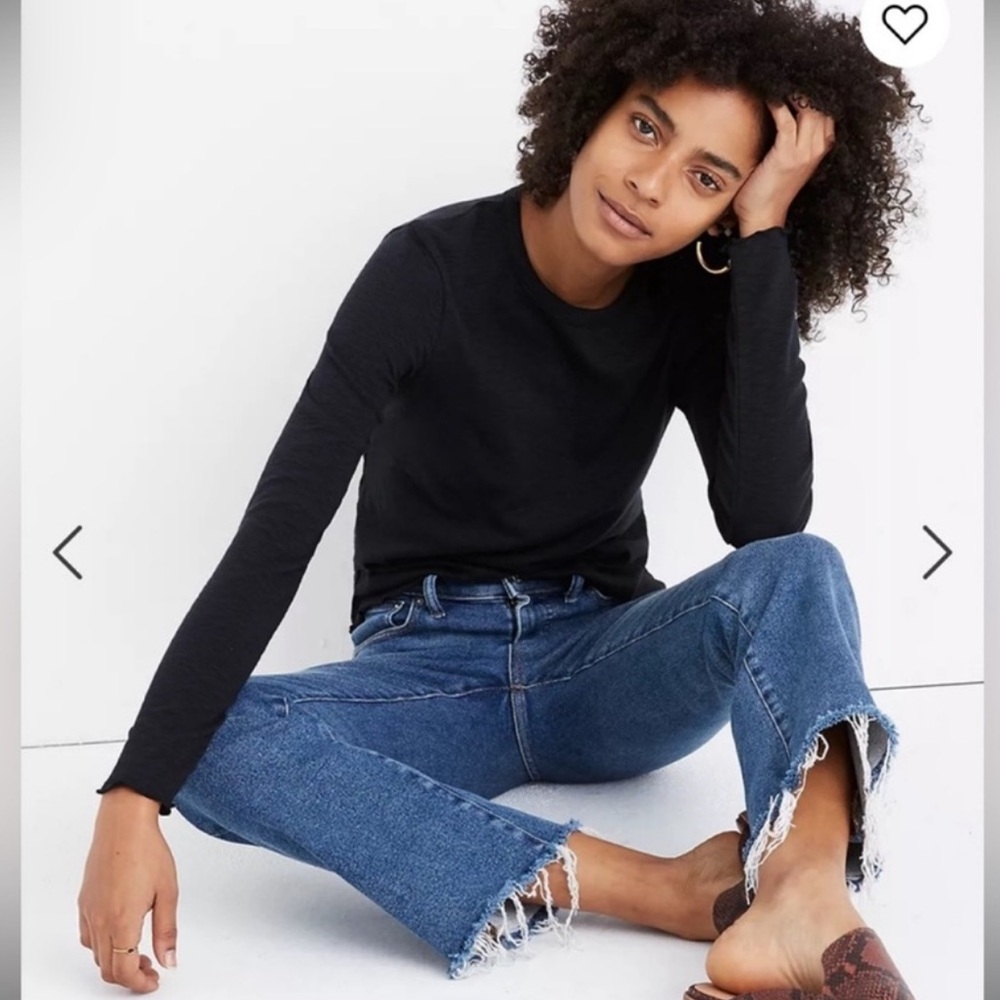 Madewell long sleeve baby tee
